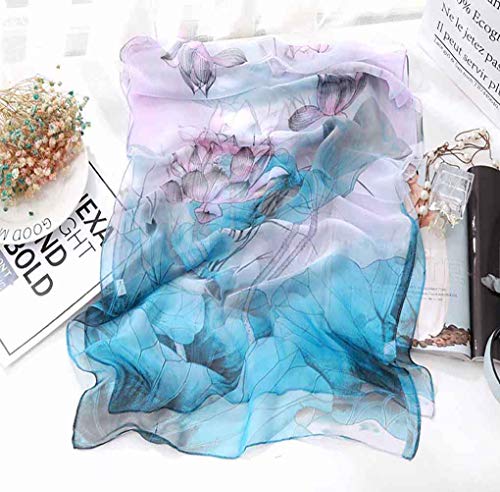 Image of Acotavie Scarfs for Women Lightweight Fashion Scarves Print Floral Pattern Scarf Shawl Wraps
