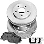 PowerSport Rear Brakes and Rotors Kit |Rear Brake Pads| Brake Rotors and Pads| Ceramic Brake Pads and Rotors |fits 2004-2012 Mitsubishi Galant, 2006-2012 Mitsubishi Eclipse