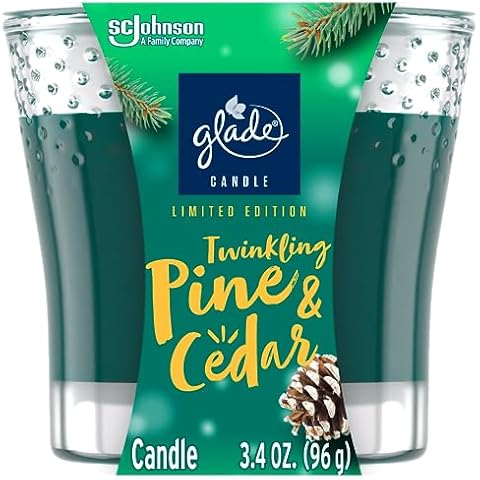 Glade Twinkling Pine & Cedar Candle Cover