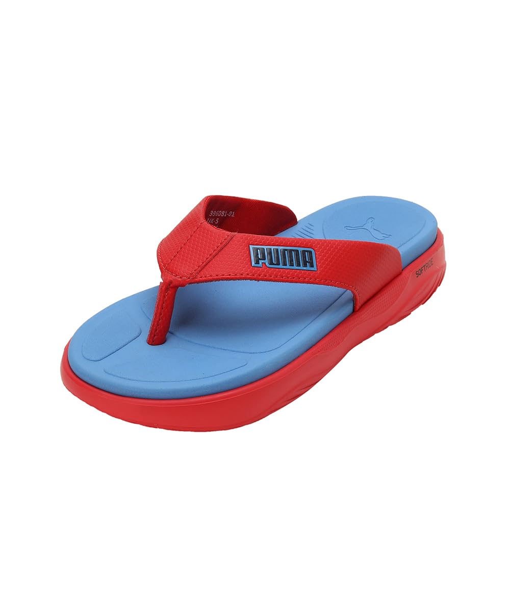 Puma Unisex-Kid Softride Seave Jr For All Time Red-Regal Blue-Persian Blue Slipper - 5 UK (39608101) (B0CKYQ4GNT) Amazon Price History, Amazon Price Tracker