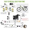BAFANG BBS02B 48V 750W Mid Drive Kit 8fun eBike Conversion Kit with LCD Display (500C Display, Motor kit+44T Chainring+NO Battery) #5