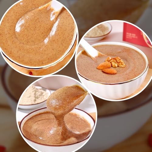 Image of SIJIYUNLI-Red Nourishing Powder 245g /8.64oz Boiled Free Brewing Nutritious Breakfast, Five Kinds of red Grains, no Essence, no Pigment, no Preservative, containing 7 Small Bags