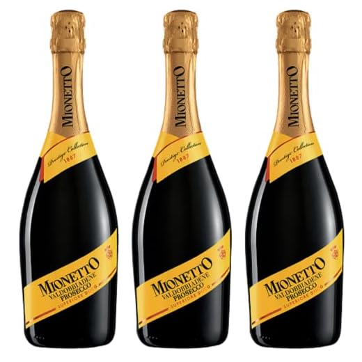 Mionetto Valdobbiadene Docg Prosecco Spumante Superiore (3 x 0.75 l)