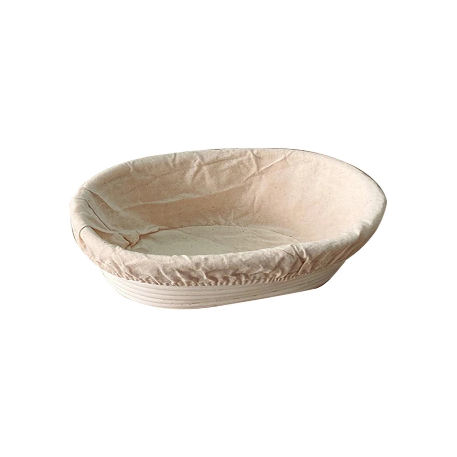 Cestas ovaladas de fermentación pan, cesta Banneton masa madre ratán portátil, cestas tejidas a prueba, herramientas cocina Para Hornear Pan(XL)