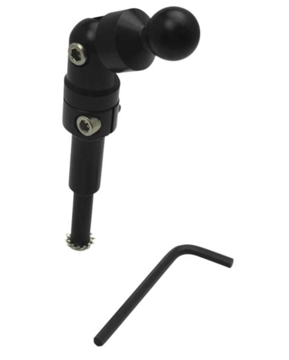 Techmount4-31002 Harley Davidson Mirror Mount - Black