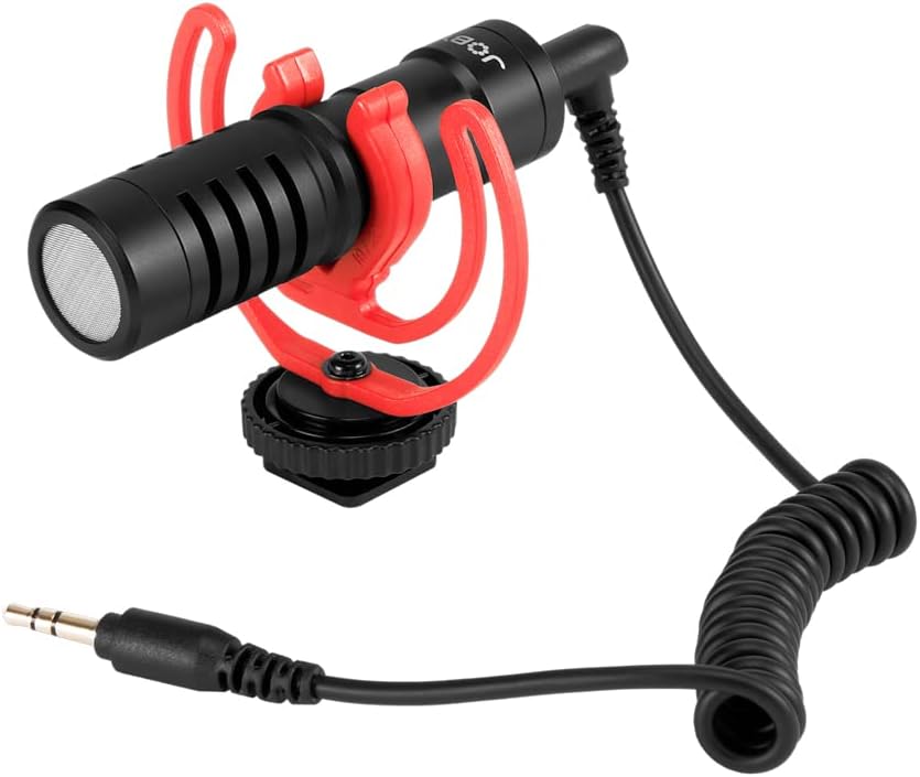 Joby JB01643-BWW Wavo Mobile Compact On-Camera Microphone with Rycote Shock Mount, Deadcat Windscreen for Smartphone, iPhone Microphone, Smartphone Mic, Professional Mic, Vlogging