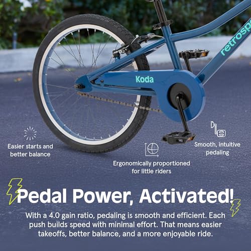 Image of Retrospec Koda Plus Kids Bike for Boys & Girls Ages 6-8 Years - Children's Bicycle, Adjustable Seat & Handlebars