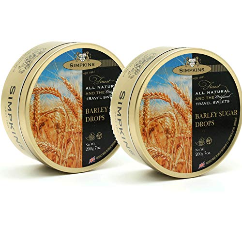 Simpkins Barley Sugar Travel Sweets 200g (2 Pack)