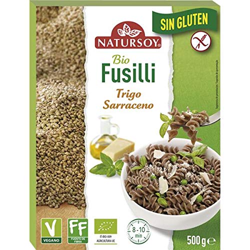 Fusilli Trigo Sarraceno Sin gluten Natursoy 500 g Cover