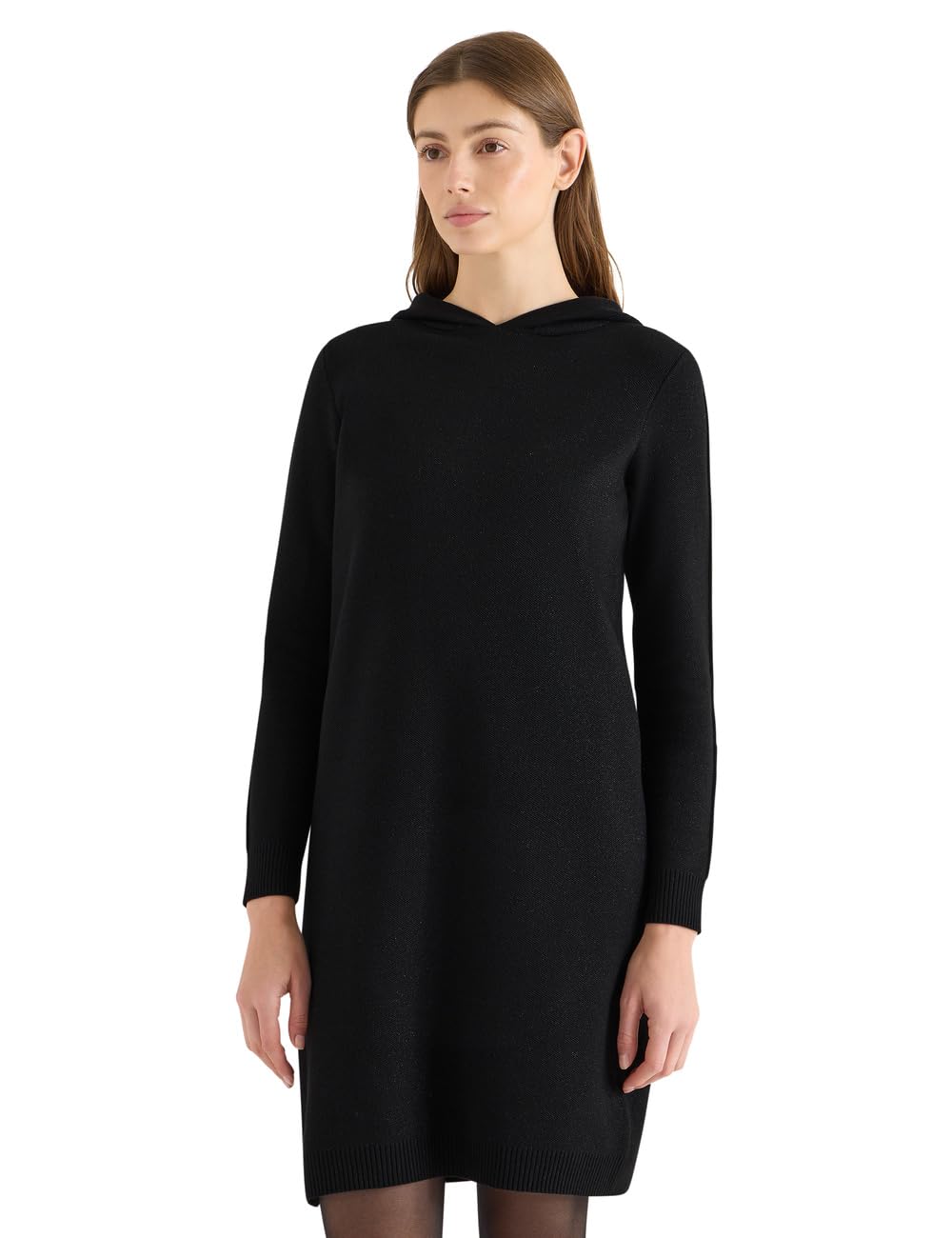 Cecil Damen Glitzerkleid mit Kapuze