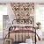 Orainege Floral Wallpaper Peel and Stick Vintage Floral Contact Paper Removable 16.9in x118.1in Leaf Flower Wallpaper Boho Self Adhesive Wall Paper for Bedroom Cabinets Decor