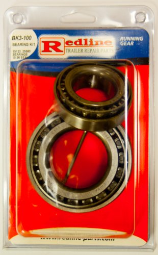 Redneck Trailer Supply Redline Bearing Kit BK3-100 w/Bearings, Races, Seal, and Cotter Pin