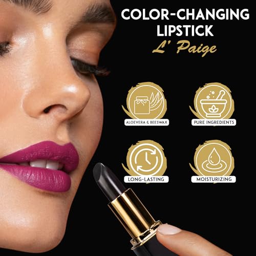 L'paige White (true pink) Aloe Lipstick Change Color