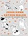 Jeder kann Katzen malen: Einfache Schritt-für-Schritt-Anleitung zum Zeichnen für Kinder, Jugendliche und Anfänger. Wie man Katzen zeichnen lernt (Anleitung für angehende Künstler)