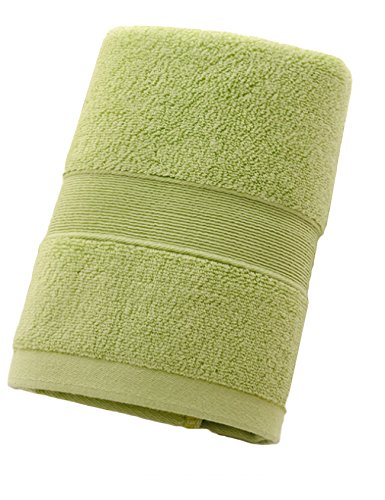 Toalhas de mão Lefamily espessas e macias e absorventes tamanho único (35,5 x 76 cm) verde