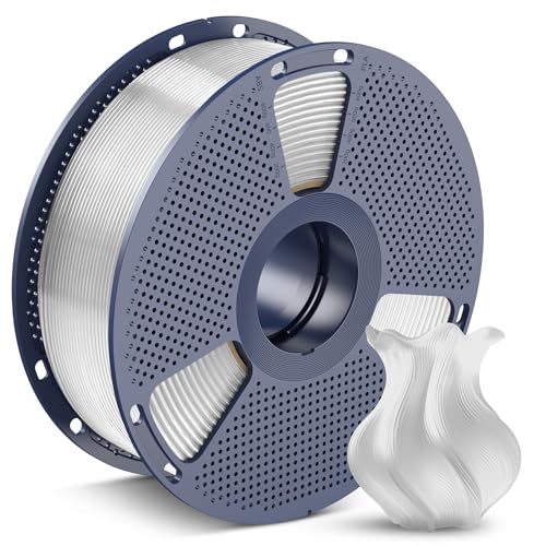 SUNLU PETG Transparent PETG Filament 1.75 mm Hohe Festigkeit & Hohe Zähigkeit 3D Drucker Filament PETG 1KG Spule (2 2 lbs) für Meisten 3D Drucker Maßgenauigkeit +/- 0 02mm Transparent 1000g