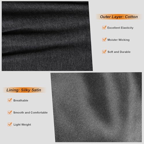Image of 4 Pcs Satin Lined Turban Head Wraps for Men, Turban Head Scarf for Hair