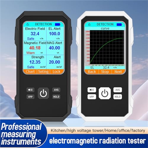 EMF Detector Electromagnético 3en1 Campo Eléctrico miniatura 6