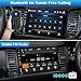 Leadfan Double Din Car Stereo Radio Support Apple Carplay&Android Auto, 7inch HD Touchscreen Double Din Radio with Bluetooth, Car Audio Receivers, Camera, MirrorLink, FM Radio, 2 USB/TF/AUX/Subwoofer