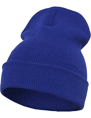Flexfit Mütze Heavyweight Long Beanie, royal, one Size Cover