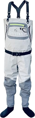 Vadeadores de pesca de caza convertibles de cintura transpirable para hombres y mujeres