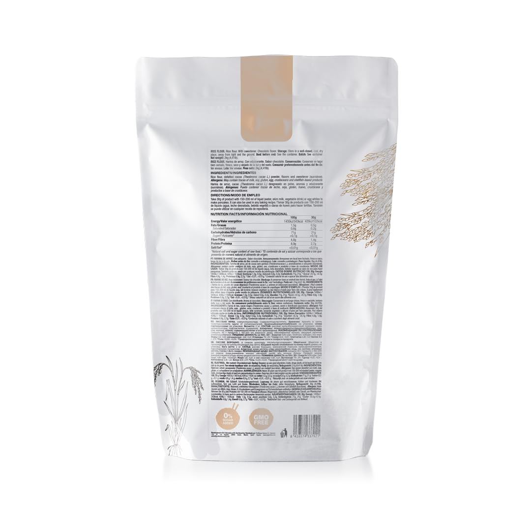 Quamtrax Instant Rice Flour 2 kg Sabor Chocolate