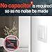 MOES Zigbee Smart Switch 1 Gang, No Neutral Wire Required, Inteligente Single Pole Light Switches, Compatible with Alexa Google Assistant, Remote Control, Require MOES Zigbee Hub