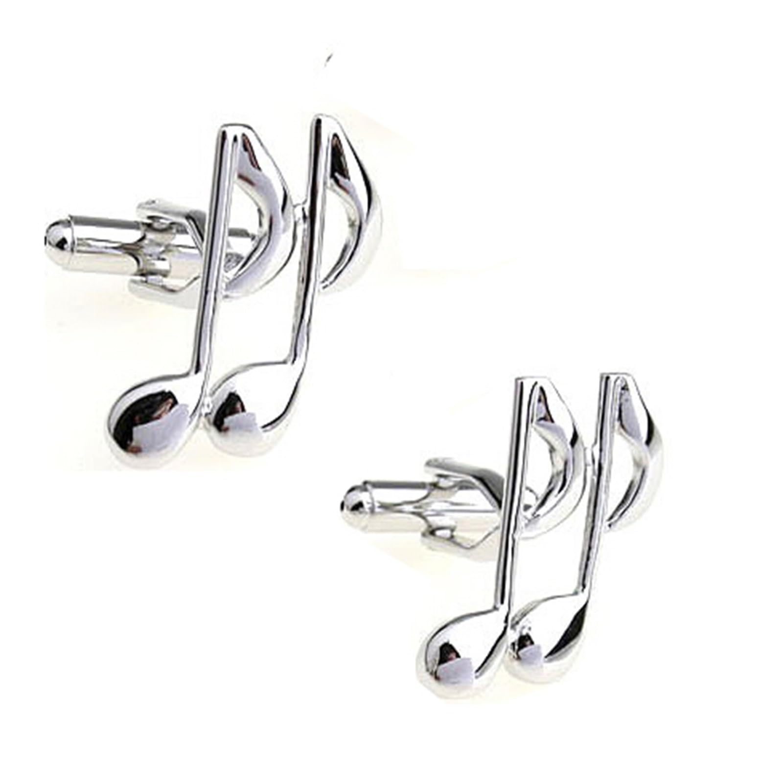 Gemelos de Nota Musical para Hombre, Color Cobre Dorado, diseño Musical (Color 5)