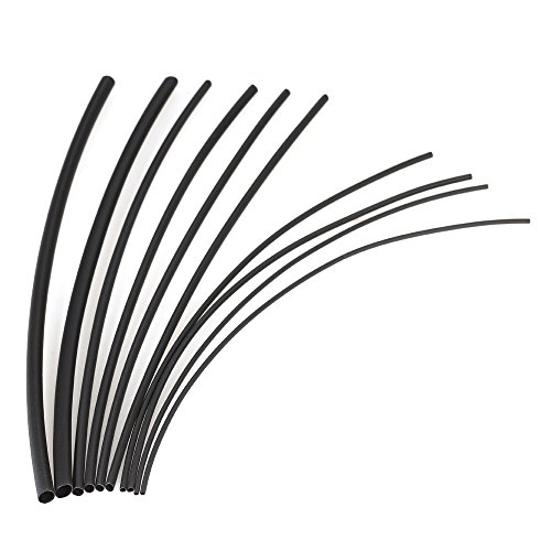 KKmoon 70pcs 7 cores/preto poliolefina sem halogênio tubo termorretrátil tubo encolhível manga enrol