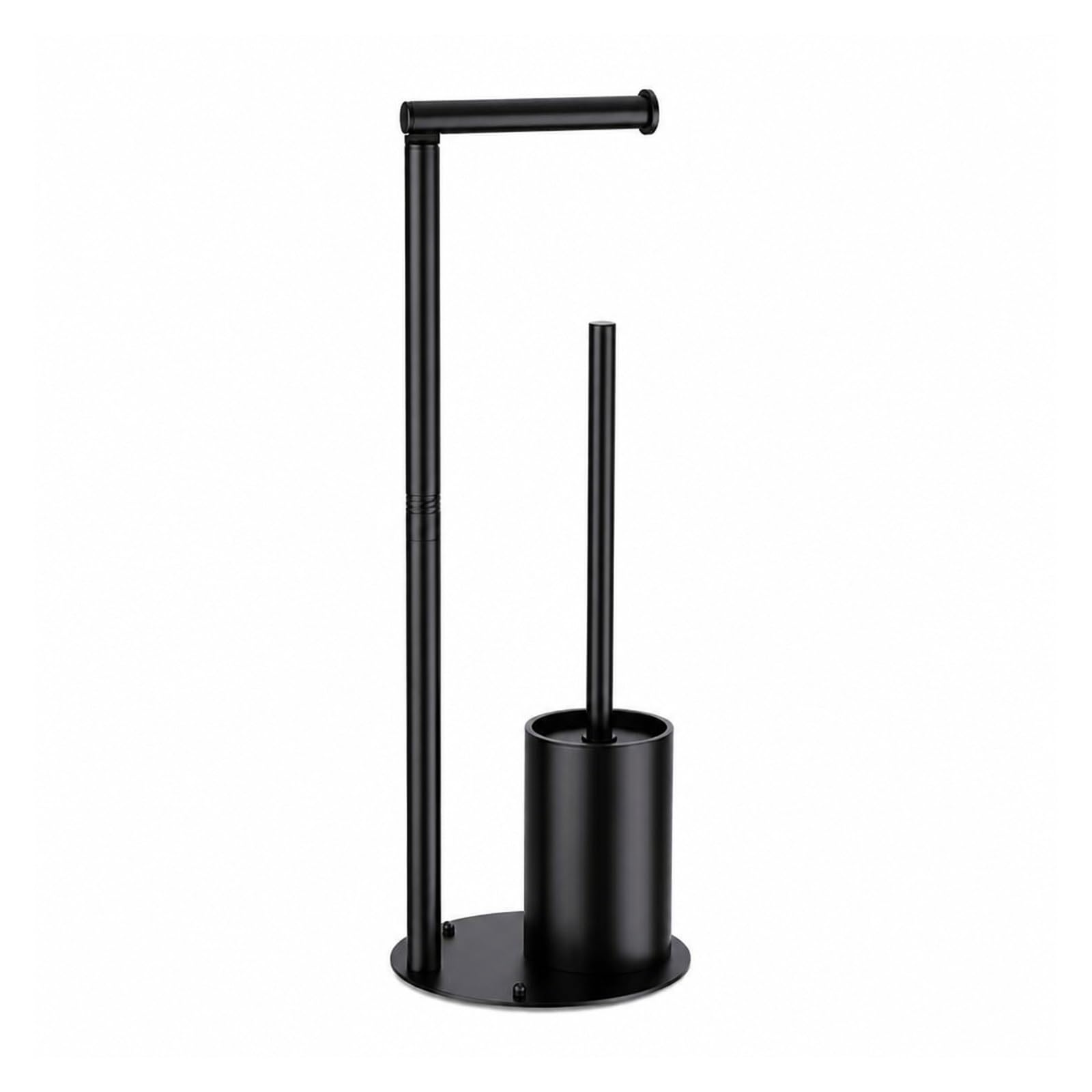 Toilet Roll Holder, Floor-standing Toilet Paper Holder With Brush,for Bathroom