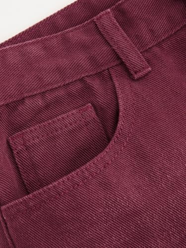 Image of CIDER Women's Ripped Jeans High Waisted Distressed Baggy Pants | Straight Wide Leg, Denim Pants