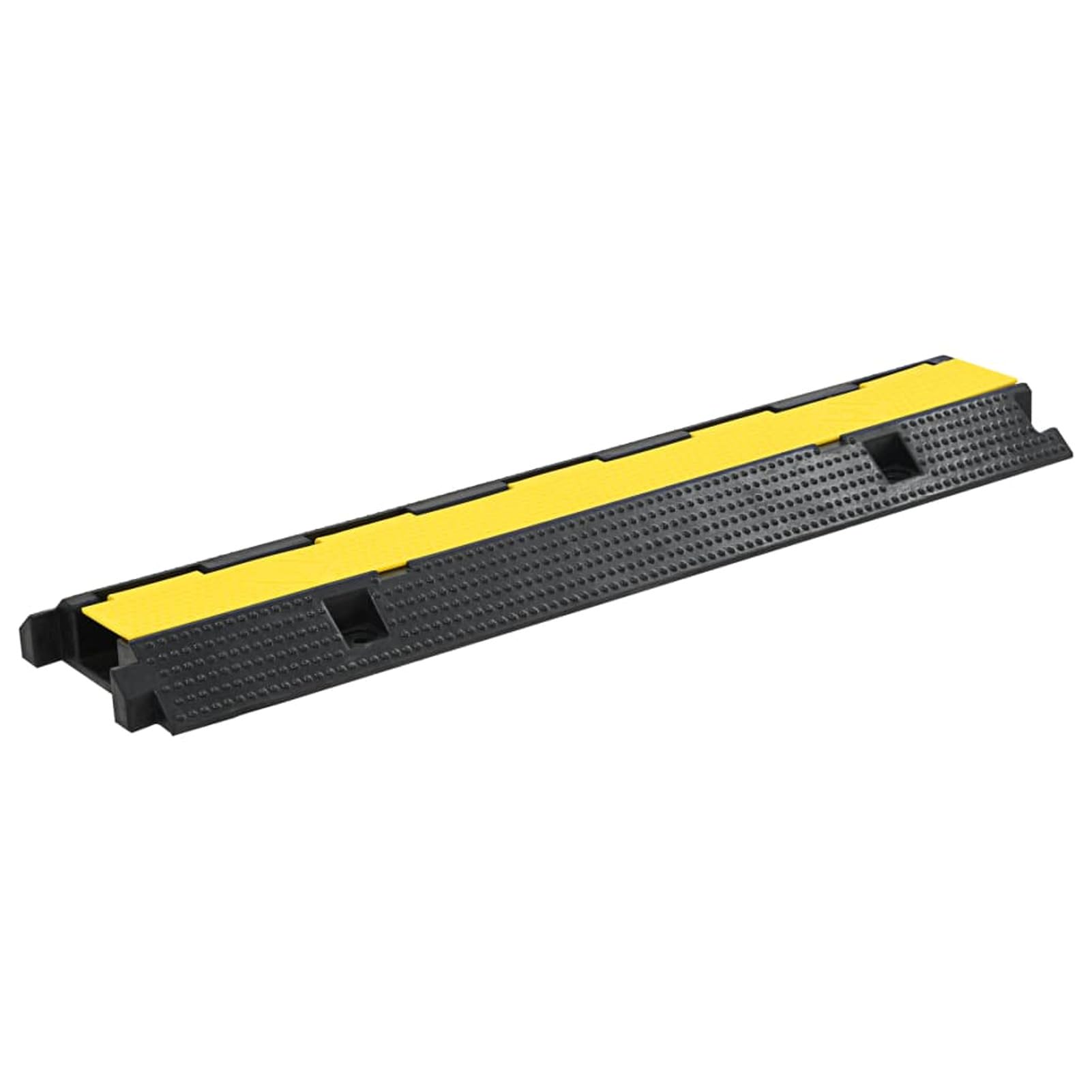 Homgoday Lot de 2 protections de câble en caoutchouc 1 canal 100 cm