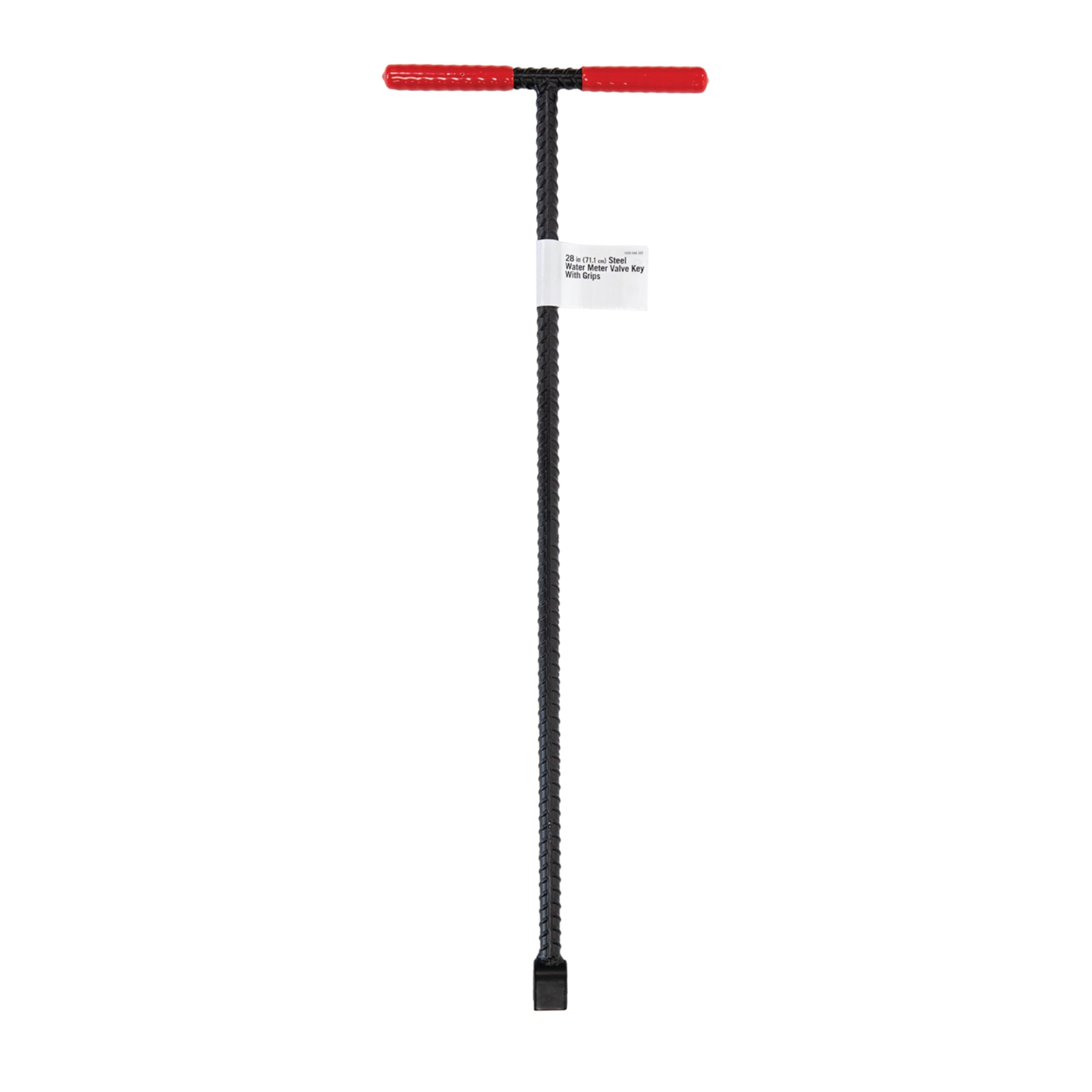 HOMESTEAD 28" Water Meter Key - Steel T Handle, Water Key Shut Off Tool with U-shaped head
