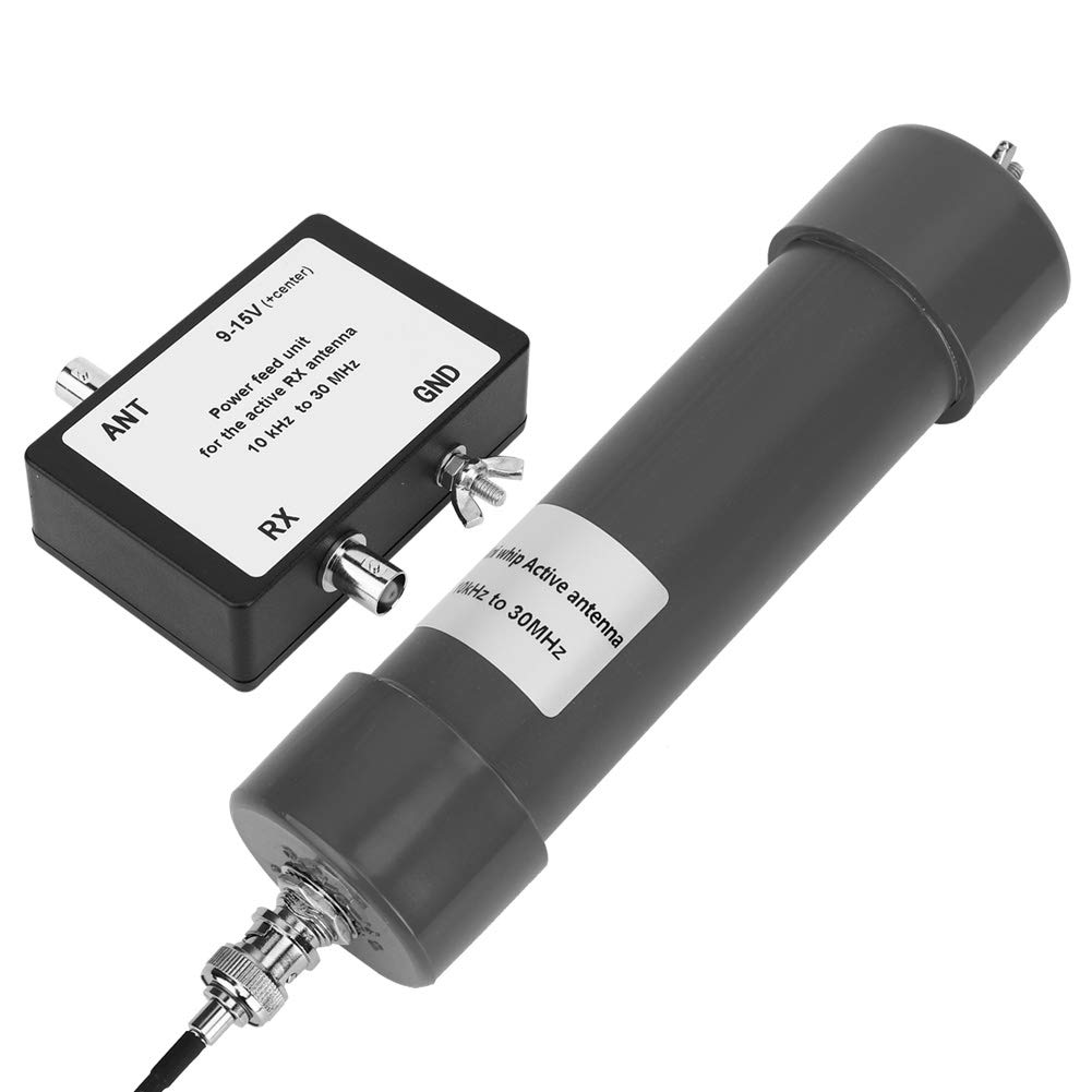 Antena Activa Mini Whip, 10 kHz - 30 MHz, con Cable portátil, para comunicación por Radio