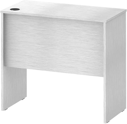 Miniatura 10 de Mesa de escritura para computadora de escritorio de oficina en casa de 31.5 pulgadas, fabricada en Estados Unidos, color blanco, 31 pulgadas
