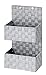 Produktbild WENKO Organizer Adria Grau zum Hängen - Badkorb, 2 Etagen, Polypropylen, 25 x 48 x 15.5 cm, Grau