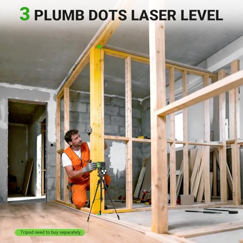 Image of HUEPAR 3 Point Self Leveling Laser Alignment Tool with Plus Mode