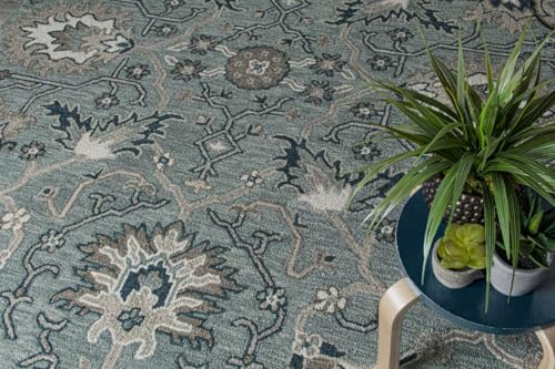 Tapete decorativo Company C Blair 2' x 3' de lana miniatura 4