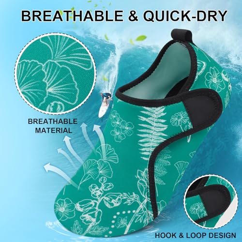 Unisex Barefoot Water Shoes Quick-Dry Aqua Socks for Swimming Hiking Surf3