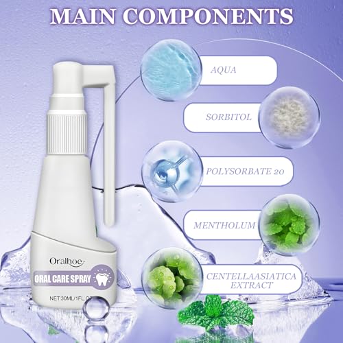 Nelkenöl Mundpflege Spray,Tragbares Nelkenöl Zahnschmerzen Sprays,Natürliche Zahnstein Mundspray,Lindern schmerzhaftes Zahnfleisch Schwellung Karies,Schützt die Mundhygiene und Mundpflege – Bild 4