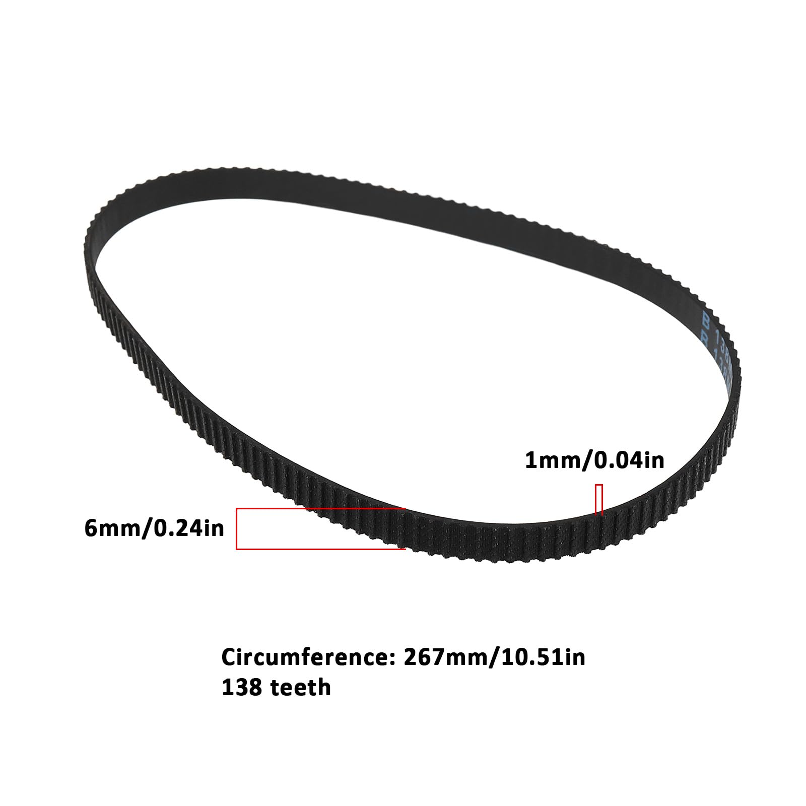 Cinghia Di Trasmissione Per Stampante 20006 79866M 2 Pezzi Compatibile Con Zebra ZT410 ZM400 S4M Z4M 203 Dpi Stampante Termica