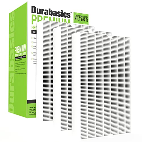 Durabasics 3 Pack of HEPA Filters Compatible with Honeywell Air Purifier Replacement Filters, Honeywell Air Purifier Filters, Honeywell Filter R, Honeywell HEPA Filter Replacement & Honeywell HPA300