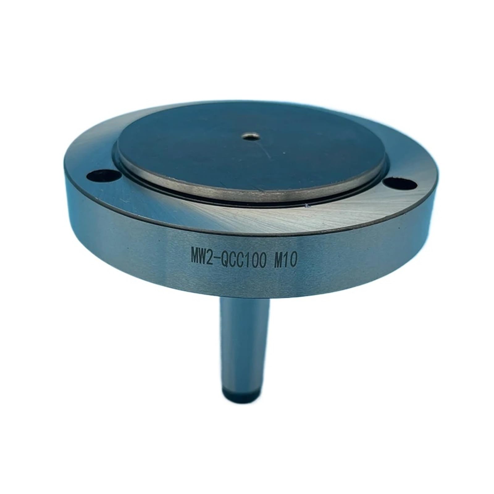 Adaptador de mandril MT2, brida de 100 mm for mandril de torno, acero con alto contenido de manganeso, fácil conexión, compatible con K11-100 y K12-100