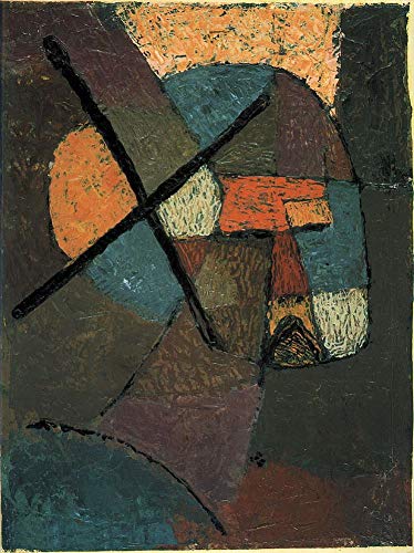 Peintures abstraites à l'huile de Paul Klee décor de salle célèbre fait main