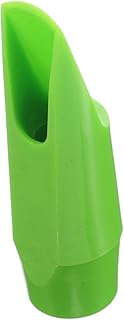 ifundom Accesorios para saxofón Instrumentos musicales boca de saxofón boquilla para saxofón alto boquilla saxo alto instrumentos de boquilla accesorios saxo soprano resina Verde