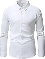 Camisa Social Masculina Slim Fit Manga Longa
