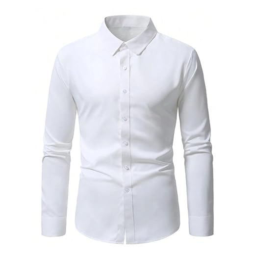 Camisa Social Masculina Slim Fit Manga Longa