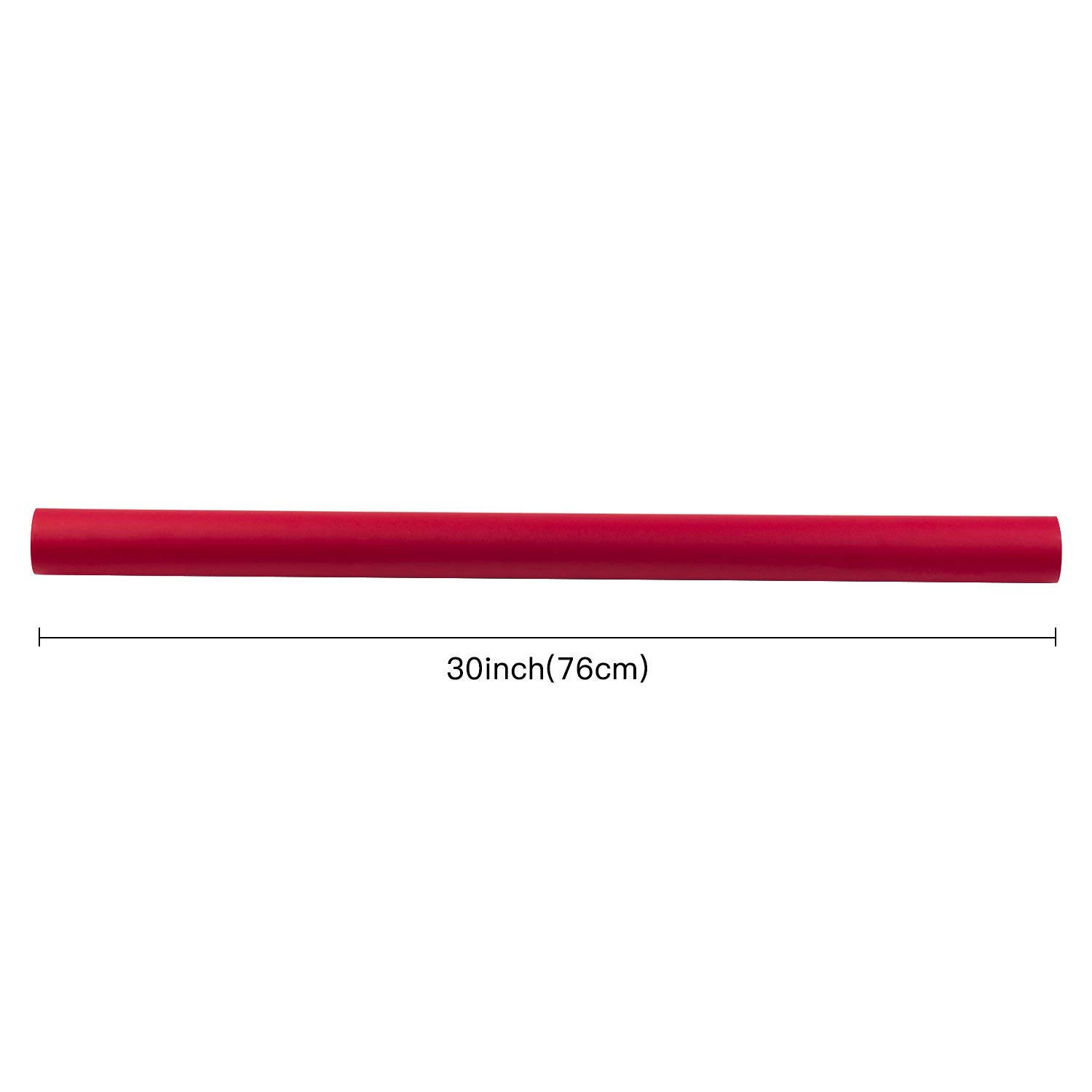 RUSPEPA Rotolo Di Carta Kraft Rosso - Carta Pesante Da 81,5 Mq Per Natale, San Valentino, Tutti I Prodotti Artigianali - 76,2 Cm X 10 M Per Rotolo