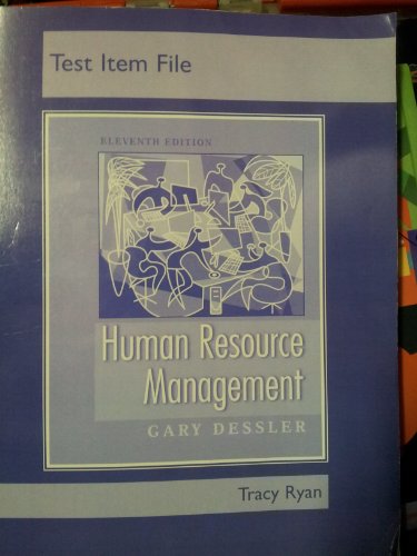 Human Resource Management : Instructor Test Ite... 0131746197 Book Cover