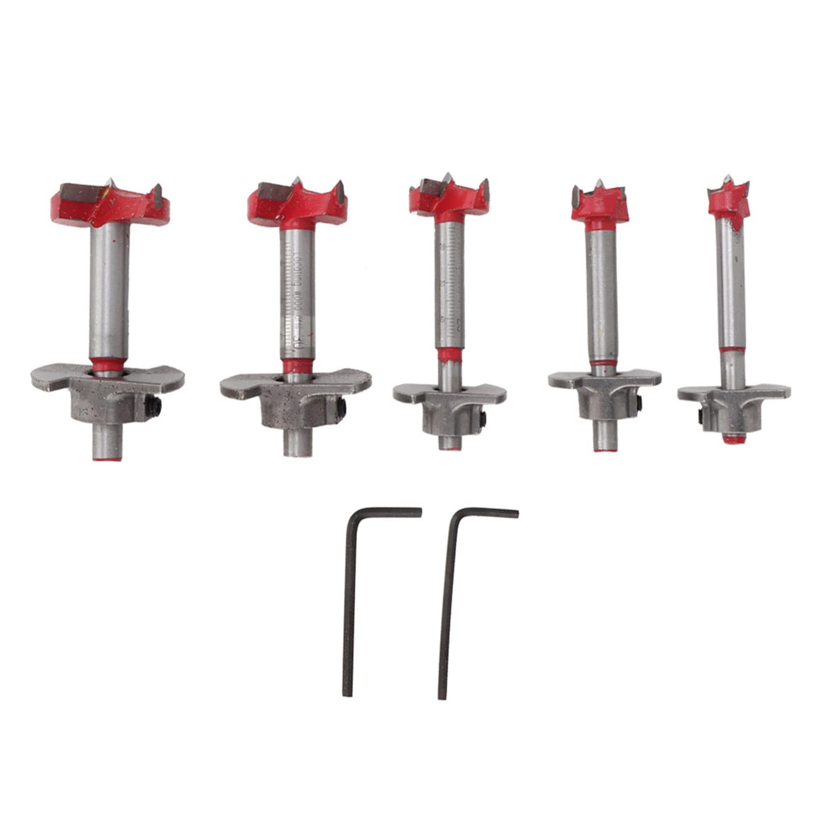 Lot De 5 Forets Forstner 15-35mm - Pour Trous Plats Précis